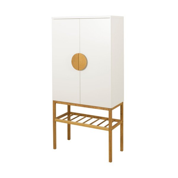 Bílá komoda Tenzo Scoop, 80 x 162 cm-image-2