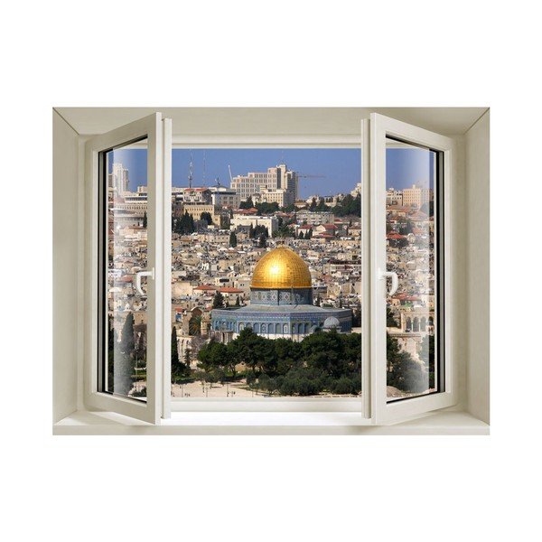 3D samolepka Fenêtre Jerusalém-image-1