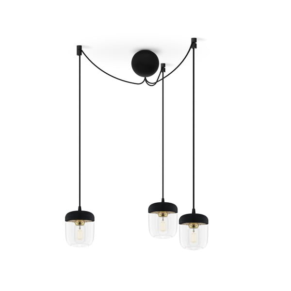 Černý trojitý závěsný kabel ke svítidlům UMAGE Cannonball-image-1