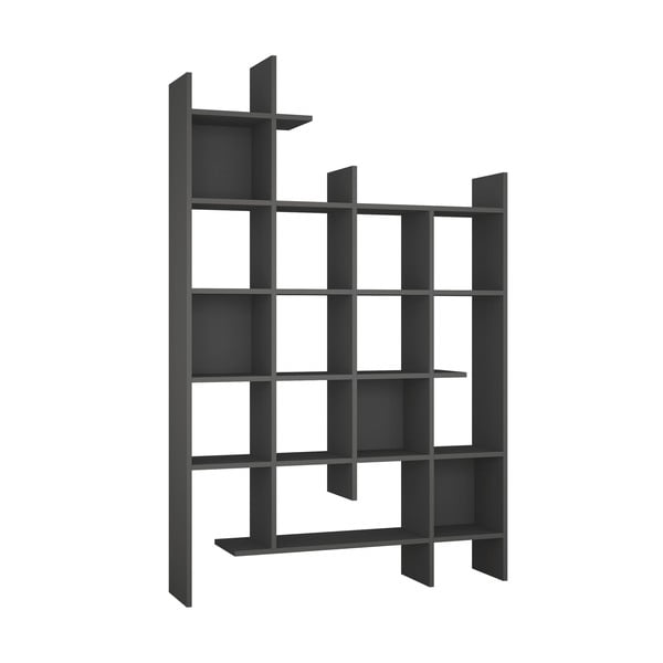 Antracitová knihovna 122x188 cm Manco – Kalune Design