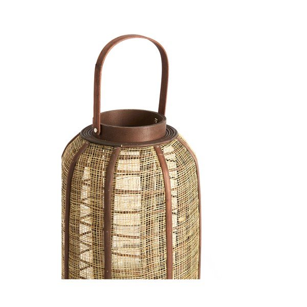 Dřevěná/látková lucerna (výška 34,5 cm) Serein – Light & Living-image-1