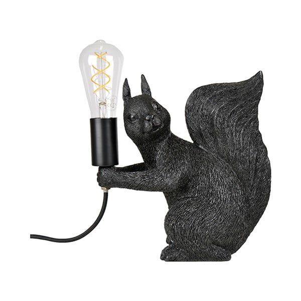 Černá stolní lampa Globen Lighting Squirrel Piff