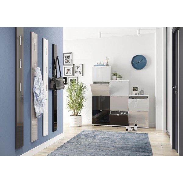 Krémový lesklý nástěnný věšák 15 cm – Germania-image-1