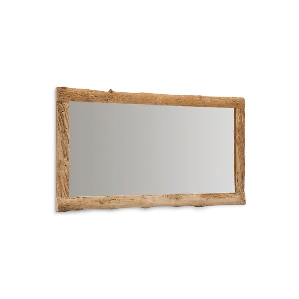 Nástěnné zrcadlo s dřevěným rámem 105x200 cm Ibro – Kave Home-image-4