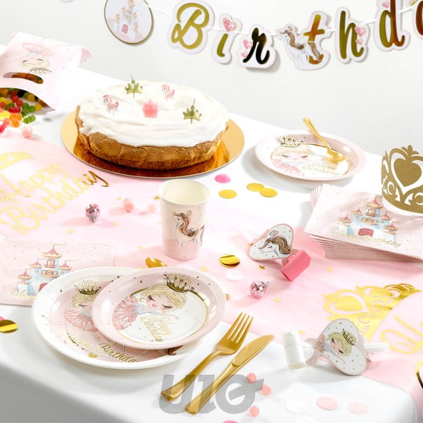 Ubrousky v sadě 20 ks 33x33 cm Princess Horse – Homéa-image-1