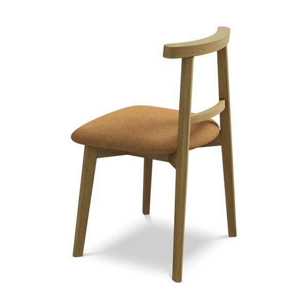 Jídelní židle z masivního dřeva v terakotové barvě Ohelo – Makamii-image-3