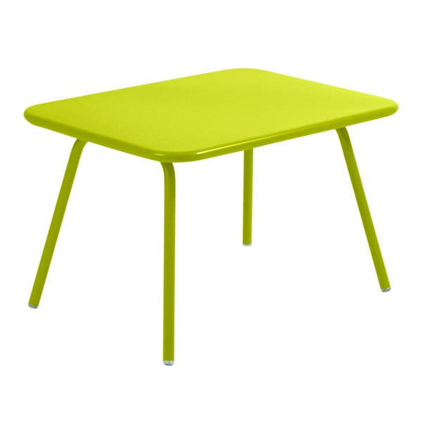 Limetkově zelený dětský stůl Fermob Luxembourg