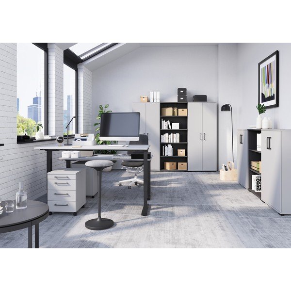 Polohovací pracovní stůl 80x160 cm Agenda – Germania-image-1