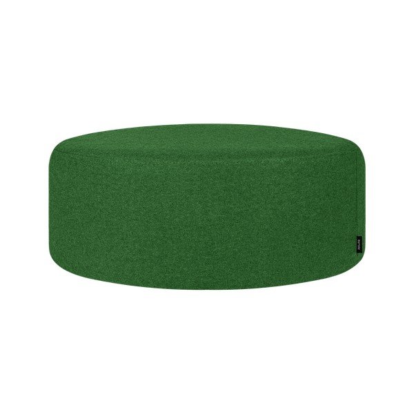 Zelený vlněný taburet Folk – noo.ma