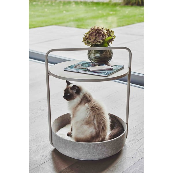 Kulatý odkládací stolek ø 50 cm Tavolino Nougat – MiaCara-image-1