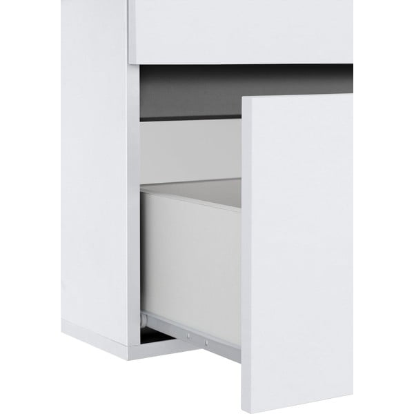 Bílá závěsná skříňka bez umyvadla 60x52 cm Wisla – Støraa-image-4