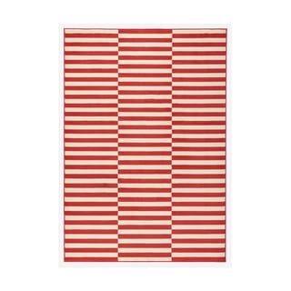 Červeno-bílý koberec Hanse Home Gloria Panel, 160 x 230 cm