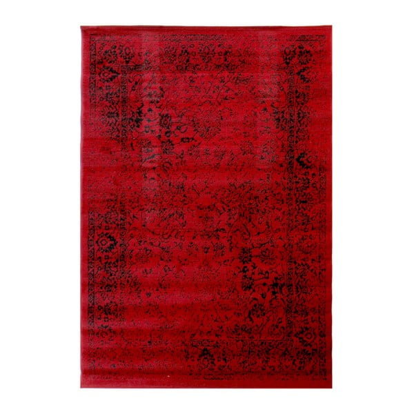 Červený koberec Flair Rugs Element Bonetti Red, 120 x 170 cm