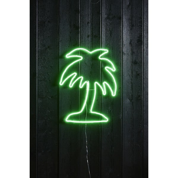 Nástěnná neonová světelná dekorace Star Trading Flatneon Palm, výška 65 cm