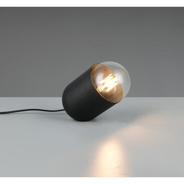 Černá kovová stolní lampa (výška 13,5 cm) Nara – Reality-image-1