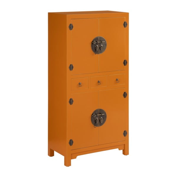 Oranžová skříňka 63x131 cm New Oriental – Ixia