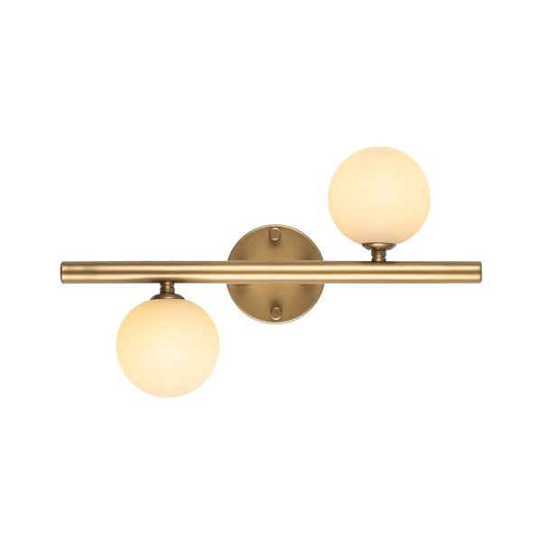 Nástěnné svítidlo ve zlaté barvě Domino – Opviq lights