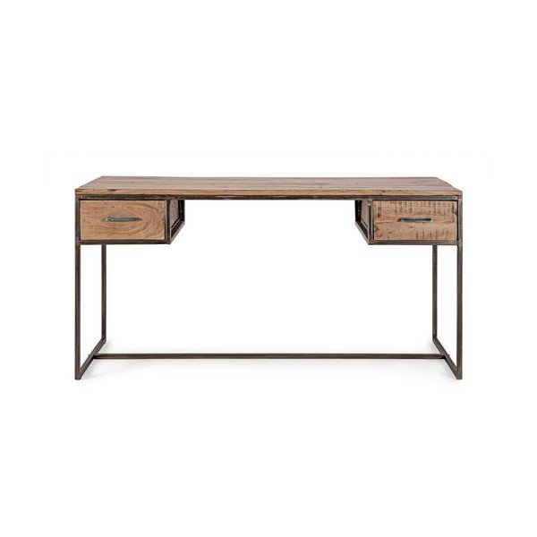Pracovní stůl s deskou z akácie 60x150 cm Elmer – Bizzotto-image-3