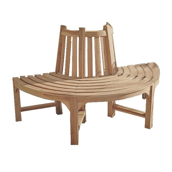 Hnědá dřevěná zahradní lavice Java – Garden Pleasure