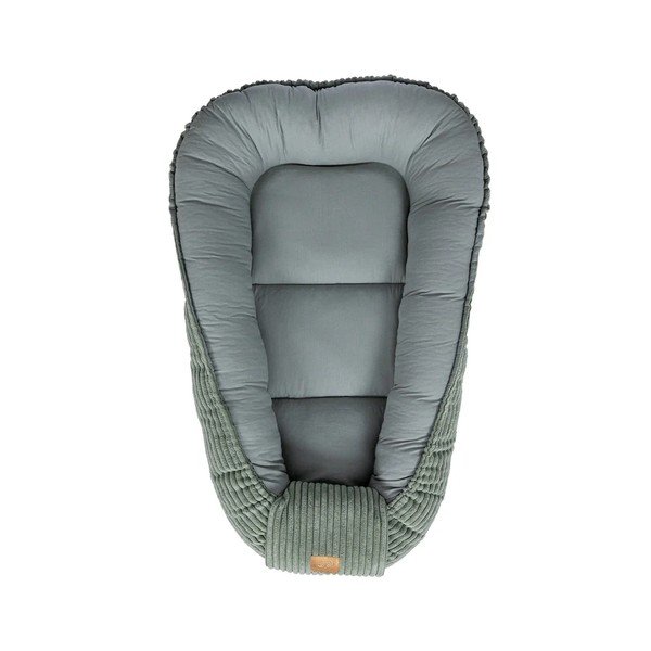 Zelené hnízdečko pro miminko 55x83 cm – Meowbaby-image-1