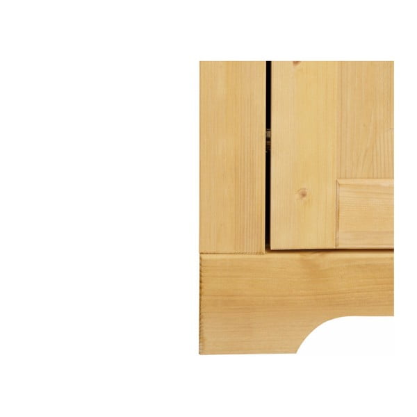 Vitrína z borovicového dřeva v přírodní barvě 180x35 cm Lisa – Støraa-image-4