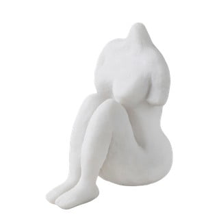 Soška z polyresinu (výška 14 cm) Sitting Woman – Mette Ditmer Denmark