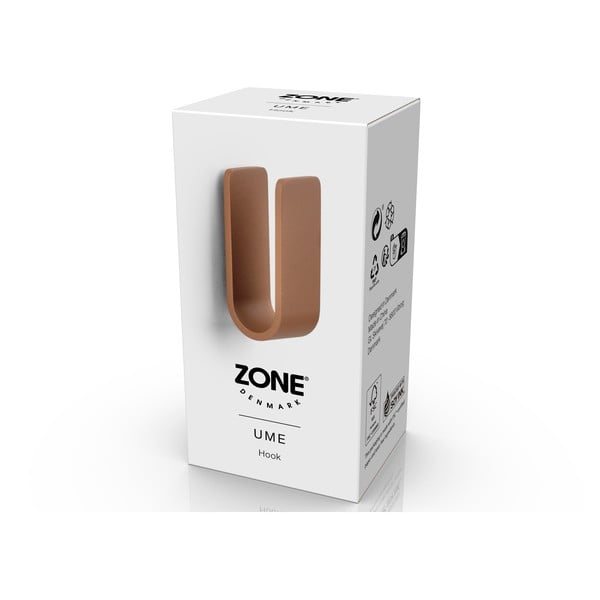Nástěnný kovový háček v terakotové barvě Ume – Zone-image-3