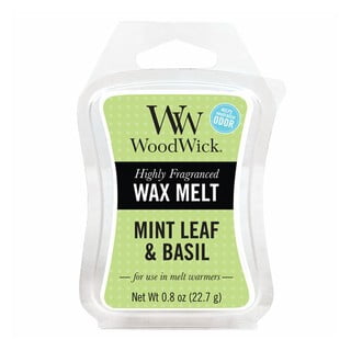 Vosk do aromalampy s vůní máty a bazalky WoodWick, doba hoření 8 h