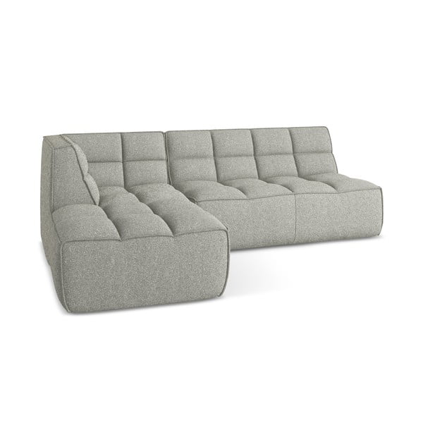 Světle šedá modulární rohová pohovka (variabilní roh) Kalai – Makamii-image-3