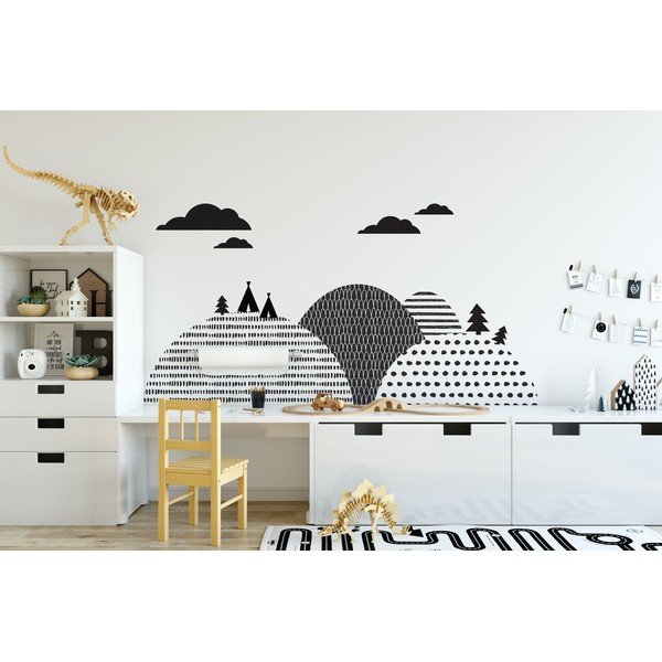 Nástěnná samolepka Dekornik Mountains Scandi, 155 x 50 cm-image-1