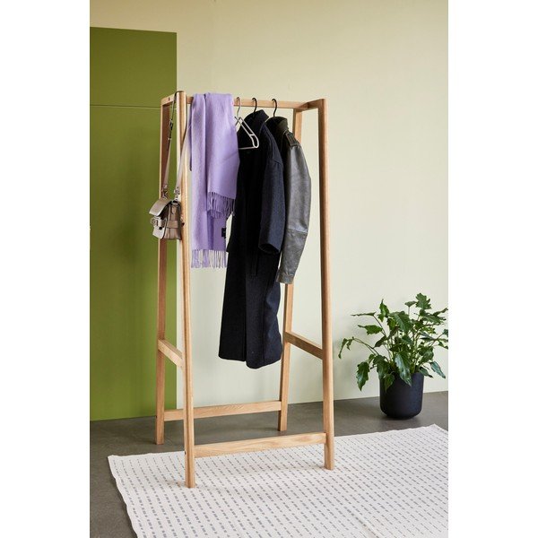 Stojan na oblečení z dubového dřeva Acorn – Hübsch-image-2