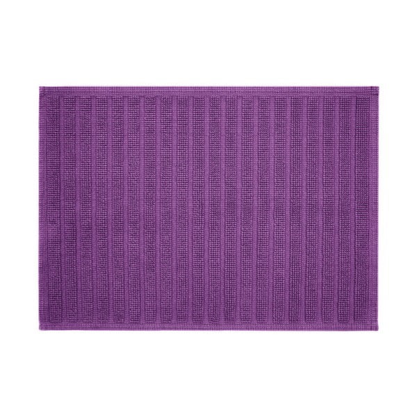 Fialová koupelnová předložka Jalouse Maison Tapis De Bain Duro Violet, 50 x 70 cm