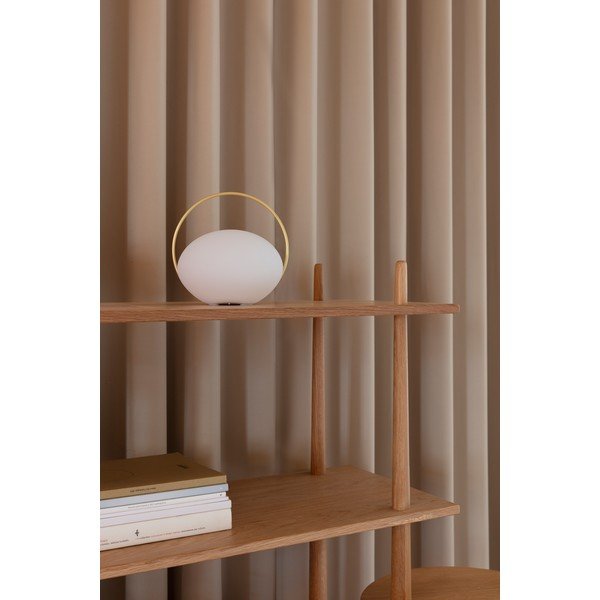 Bílá LED stmívatelná stolní lampa (výška 19 cm) Orbit – UMAGE-image-1