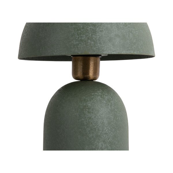 Zelená stolní lampa s kovovým stínidlem (výška 30 cm) Boaz – Leitmotiv-image-2