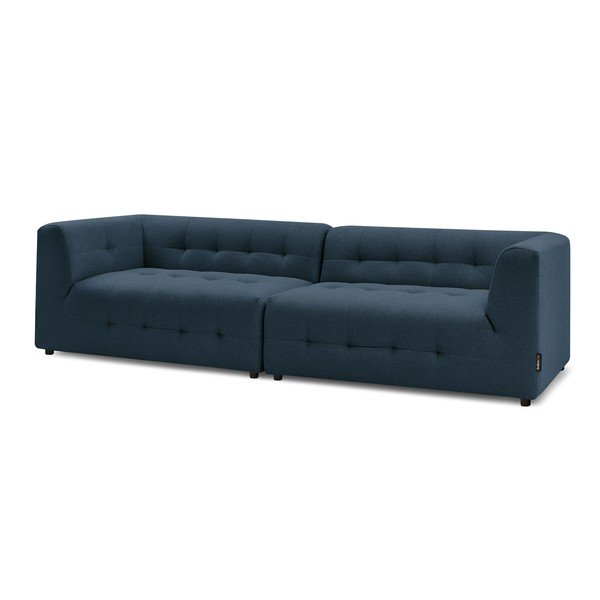 Tmavě modrá pohovka 324 cm Kleber - Bobochic Paris-image-3