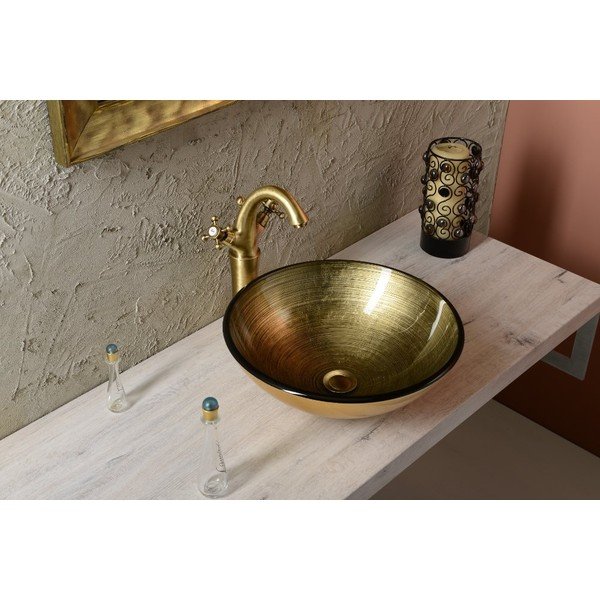 Stojánková umyvadlová baterie v bronzové barvě Antea – Sapho-image-2