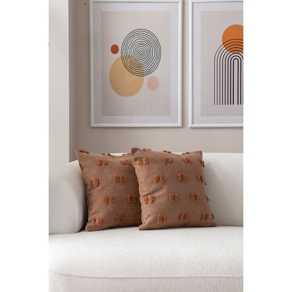 Povlaky na polštáře v sadě 2 ks 43x43 cm Tuffet – Mioli Decor-image-3