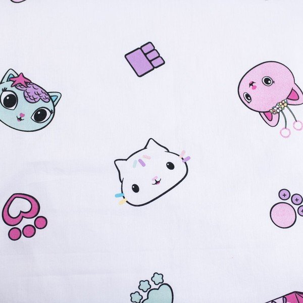 Bavlněné dětské povlečení do postýlky 100x135 cm Gabby's Dollhouse "Sugar Dream" – Jerry Fabrics-image-4