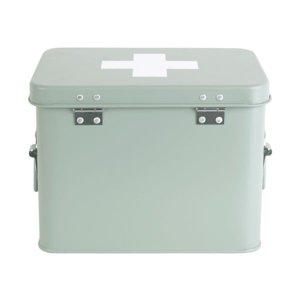 Mentolově zelená kovová lékárnička PT LIVING Medicine, šířka 21,5 cm-image-4
