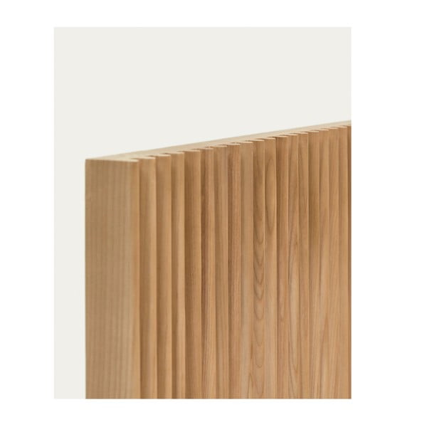 Čelo postele z dubového dřeva v přírodní barvě 105x70 cm Beyla – Kave Home-image-2
