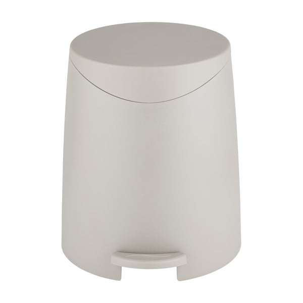 Taupe nášlapný plastový odpadkový koš 3 l Portes – Allstar-image-2