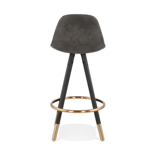 Šedá barová židle Kokoon Bruce Mini, výška sedáku 65 cm-image-4