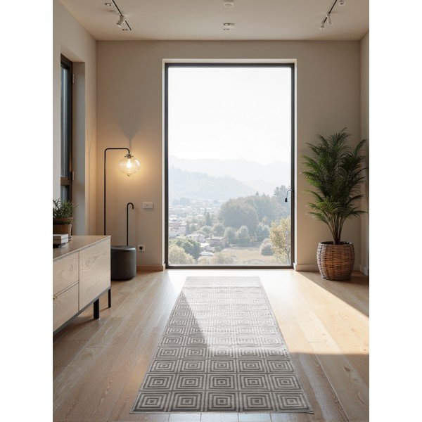 Šedý běhoun 80x240 cm Perles Tourmaline – Elle Decoration-image-1