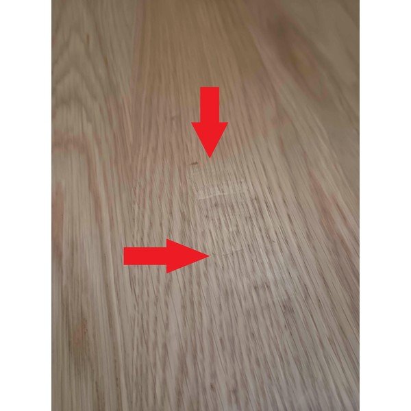 Rozkládací jídelní stůl v dekoru dubu 100x200 cm Atlantic - II. jakost – Actona-image-3