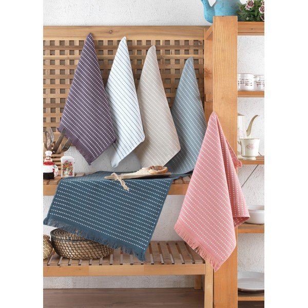 Bavlněné utěrky v sadě 6 ks 40x60 cm Berlino – Foutastic-image-1