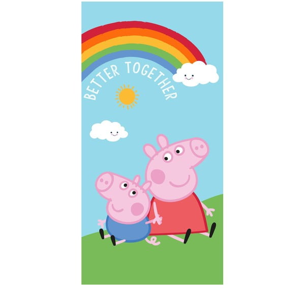 Bavlněná dětská osuška 70x140 cm Peppa Pig – Jerry Fabrics