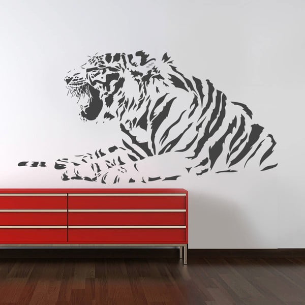 Samolepka na stěnu Tygří, 90x120 cm