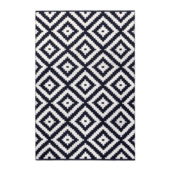 Tmavě modro-šedý oboustranný koberec vhodný i do exteriéru Green Decore Ava Malo, 60 x 90 cm