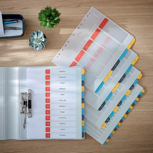 Numerický rejstřík s 12 štítky Leitz, A4-image-3