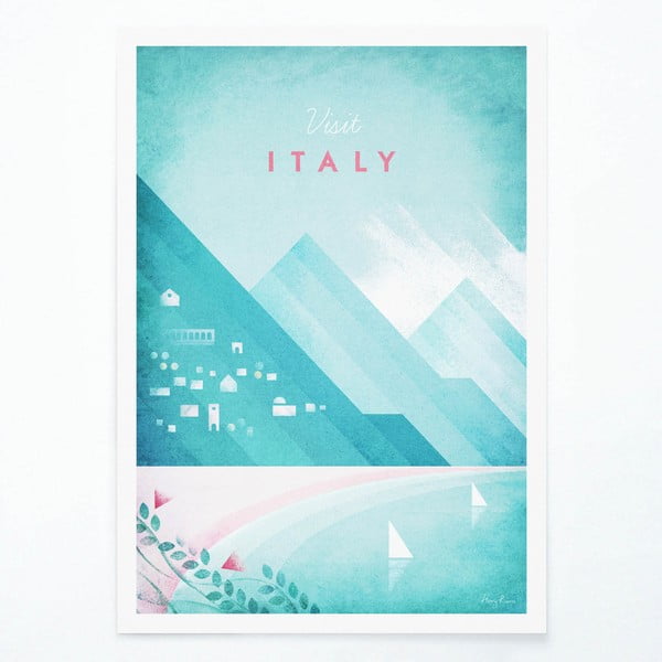Plakát Travelposter Italy, 30 x 40 cm